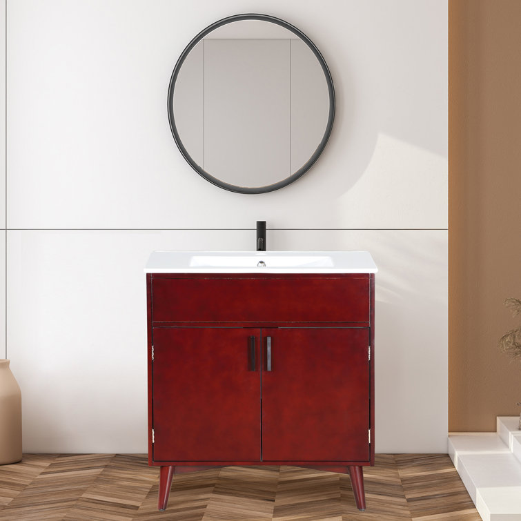 Corrigan Studio® Maliea 35.6'' Free Standing Single Bathroom Vanity